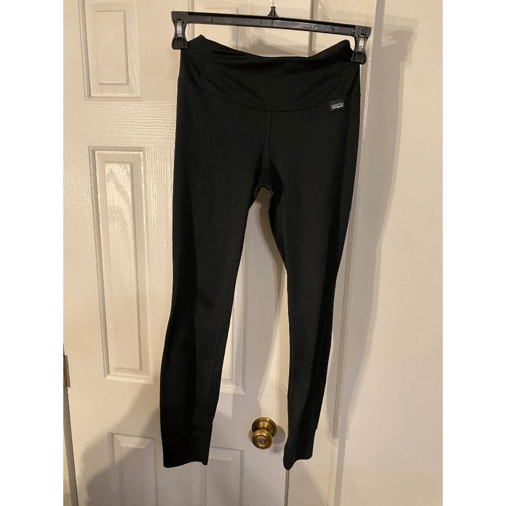 Patagonia Midweight Capiline Baselayer Black Leggings XXS